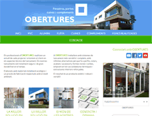 Tablet Screenshot of obertures.com